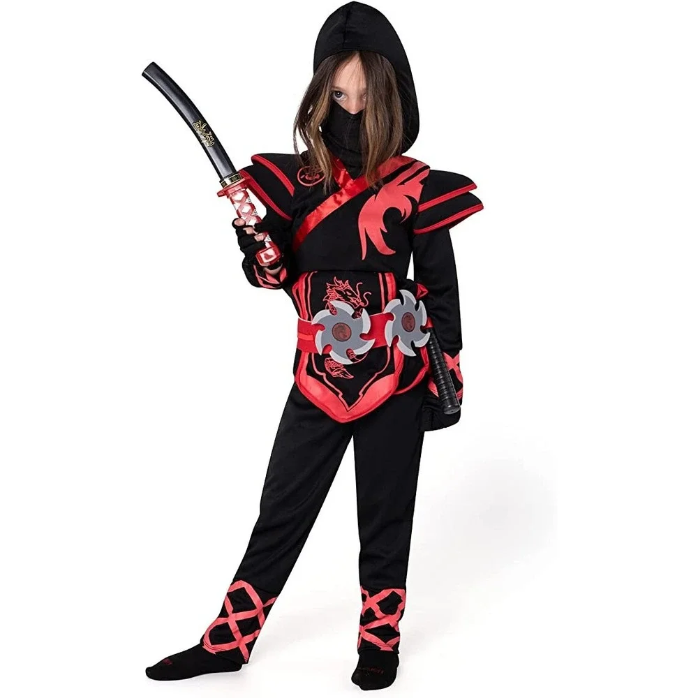 Spooktacular Creations Girl Birdy Red Ninja Costume, Small